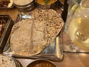 Roti  at Mowgli - Grand Central in Birmingham