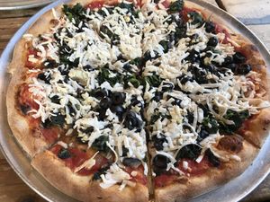 Cheese didn’t melt  at Trumbull Pizza Company in Trumbull