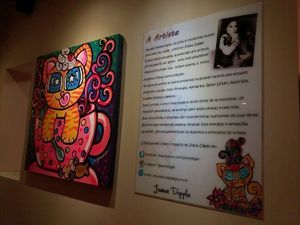 The Artist at Cafe com Gato in Sorocaba