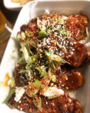 Sticky guilin vegan ribs  at The Brandling Villa in Newcastle Upon Tyne