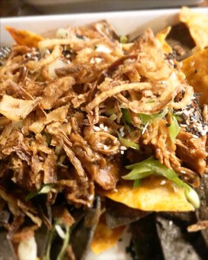 BBQ jackfruit nachos  at The Brandling Villa in Newcastle Upon Tyne