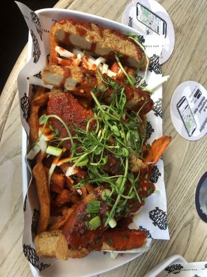 Korean chicken  at The Brandling Villa in Newcastle Upon Tyne