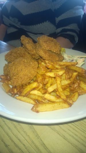 Vegan chicken wings at The Brandling Villa in Newcastle Upon Tyne