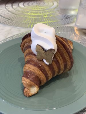 Nocciolata croissant at L'Artisane Creative Bakery in Coral Gables