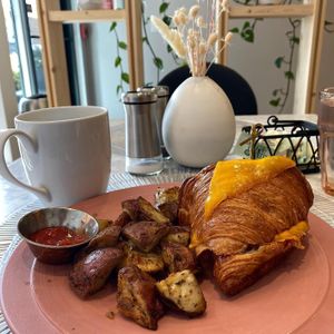 Croque monsieur at L'Artisane Creative Bakery in Coral Gables