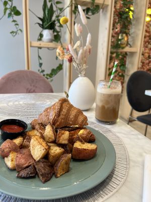 Breakfast sandwich  at L'Artisane Creative Bakery in Coral Gables