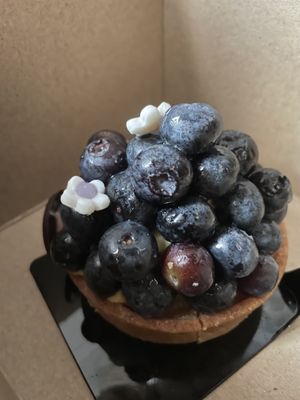 Blueberry tart  at L'Artisane Creative Bakery in Coral Gables