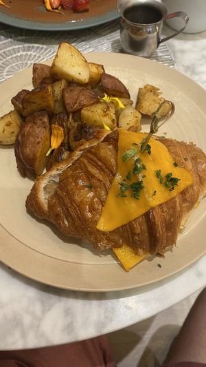 Croque monsieur   at L'Artisane Creative Bakery in Coral Gables