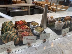 Croissants and danishes   at L'Artisane Creative Bakery in Coral Gables
