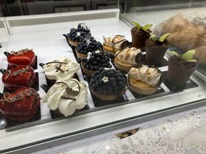 The gluten free section  at L'Artisane Creative Bakery in Coral Gables