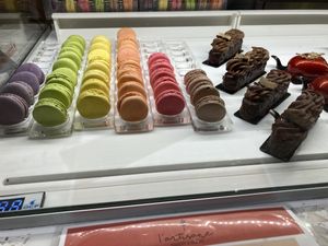 The best vegan macarons !  at L'Artisane Creative Bakery in Coral Gables