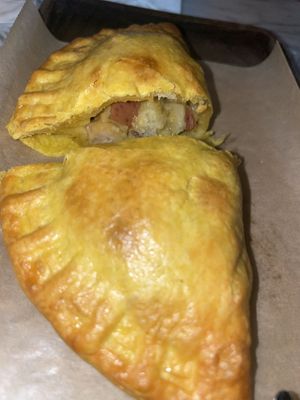 Potato- chickpea empanada   at L'Artisane Creative Bakery in Coral Gables