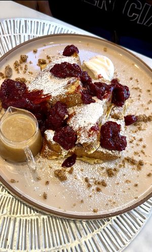 Pain Perdu (French toast, 10/10!!)  at L'Artisane Creative Bakery in Coral Gables