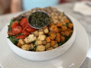 Tofu bowl  at L'Artisane Creative Bakery in Coral Gables