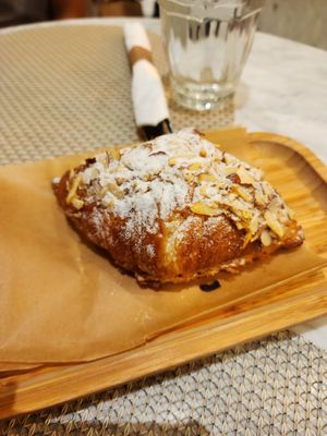Almond Croissant  at L'Artisane Creative Bakery in Coral Gables