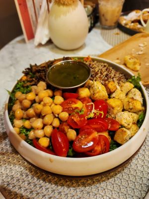Tofu Chimichurri Bowl at L'Artisane Creative Bakery in Coral Gables