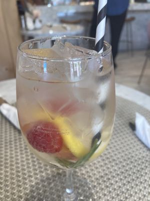 White sangria!  at L'Artisane Creative Bakery in Coral Gables