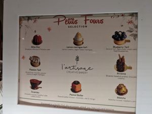 Petit fours at L'Artisane Creative Bakery in Coral Gables