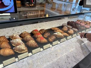 Pastry Lineup  at L'Artisane Creative Bakery in Coral Gables