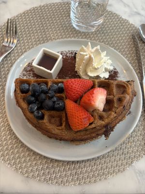 Tiramisu Waffles  at L'Artisane Creative Bakery in Coral Gables