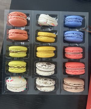 Vegan Macaroons  at L'Artisane Creative Bakery in Coral Gables