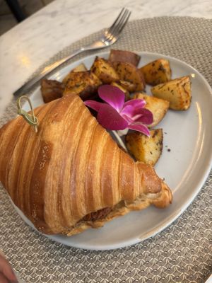 AVT Croissant with potato  at L'Artisane Creative Bakery in Coral Gables