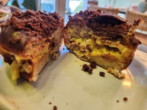 Boston cream donut at L'Artisane Creative Bakery in Coral Gables