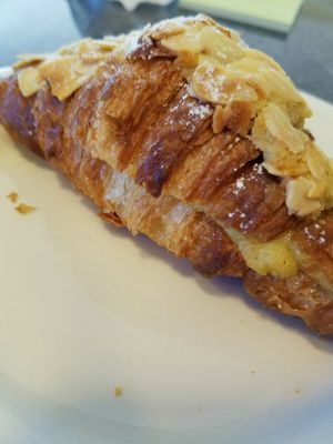 Almond croissant  at L'Artisane Creative Bakery in Coral Gables