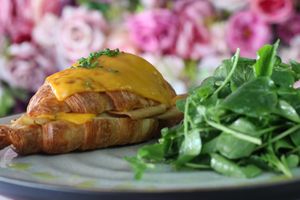Croque monsieur  at L'Artisane Creative Bakery in Coral Gables