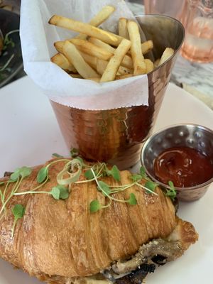 Mushroom sandwich  at L'Artisane Creative Bakery in Coral Gables