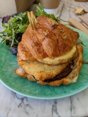 VTE sando at L'Artisane Creative Bakery in Coral Gables