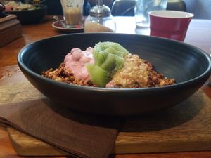 Granola at Ginger Brown Cafe in Hobart