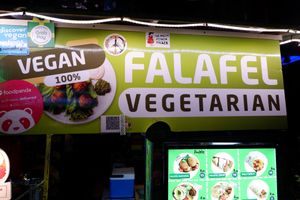 Shop Sign. at Falafel Penang in Penang