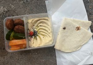 Falafel plate 10rm  at Falafel Penang in Penang