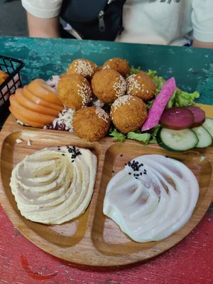 Arabic Falafel Plate at Falafel Penang in Penang