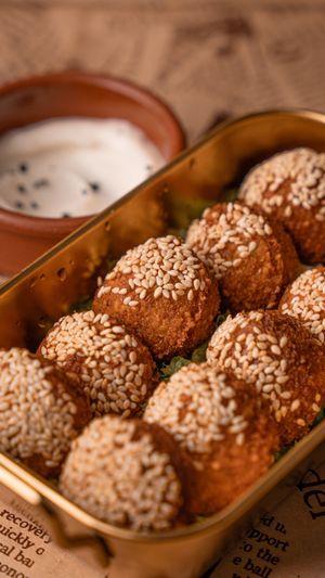 The falafel bull's are super fresh at Falafel Penang in Penang