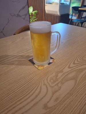 Cheap beer at Falafel Penang in Penang