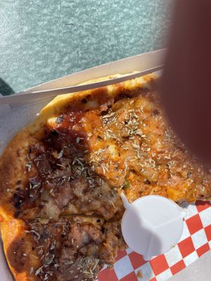 Vegan pizzaa  at Falafel Penang in Penang