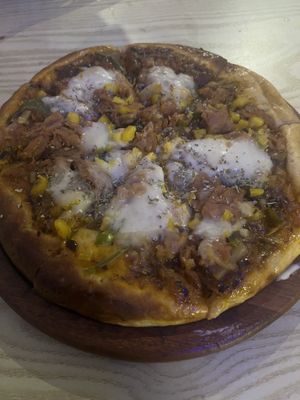 vegan pizza   at Falafel Penang in Penang