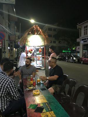 Food cart glory  at Falafel Penang in Penang
