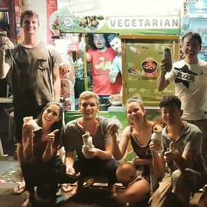 The best falafel
100 percent vegan  at Falafel Penang in Penang