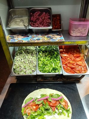 Simple and good 
Vegan falafel ..with love at Falafel Penang in Penang