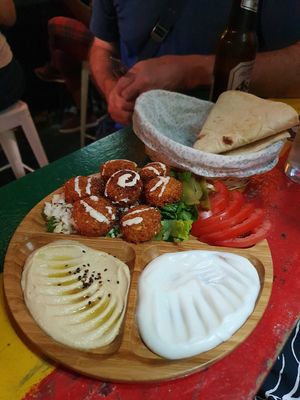 Falafel plate. at Falafel Penang in Penang