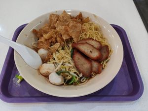 Dry noodles at Fu Kang 富康素食轩 - Yishun in North Singapore