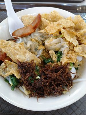 肉剉面$5 at Fu Kang 富康素食轩 - Yishun in North Singapore