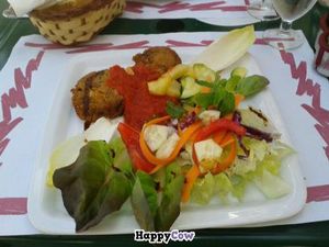 Vegan 'hamburguesas' at Espiga in Torremolinos