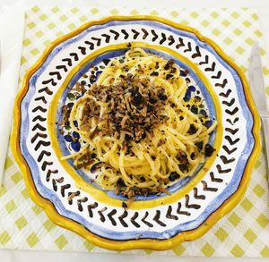 Truffle pasta at Monnalisa Caffe in Assisi