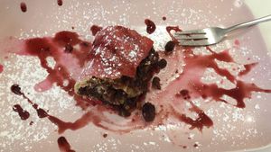 Strudel umbro vegan  at Monnalisa Caffe in Assisi