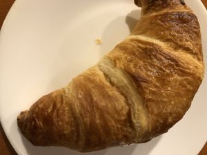 Apricot jam vegan croissant  #Veganuary at Bar Regina in Turin