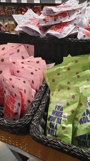 Snacks with liquorice and almonds at Goodstore - Asogatan in Stockholm